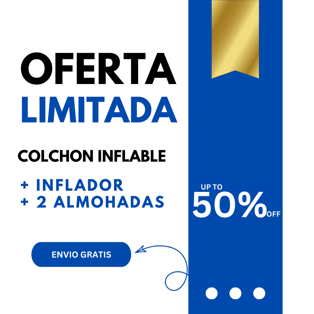 COLCHON INFLABLE PARA CARRO/CAMPING