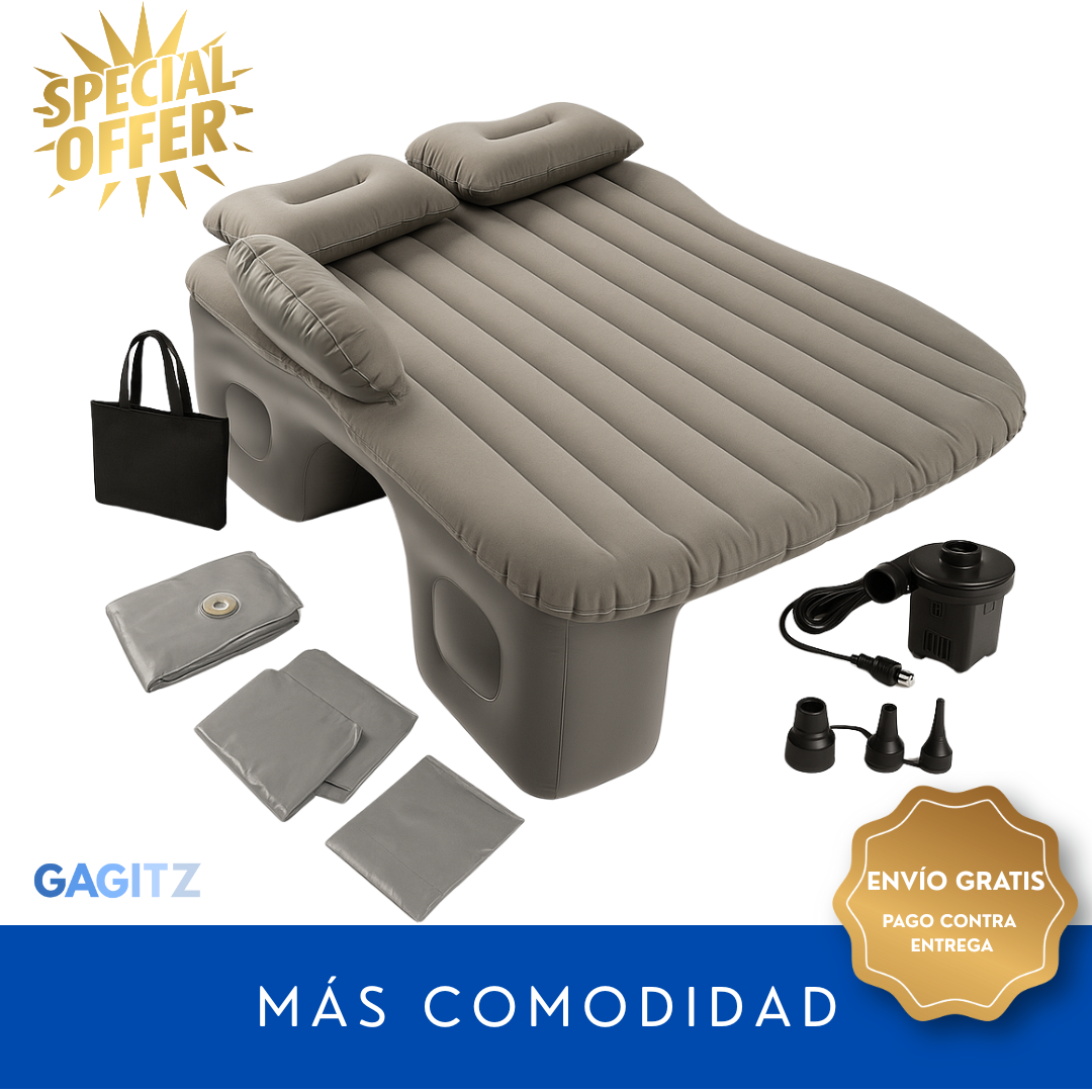 COLCHON INFLABLE PARA CARRO/CAMPING